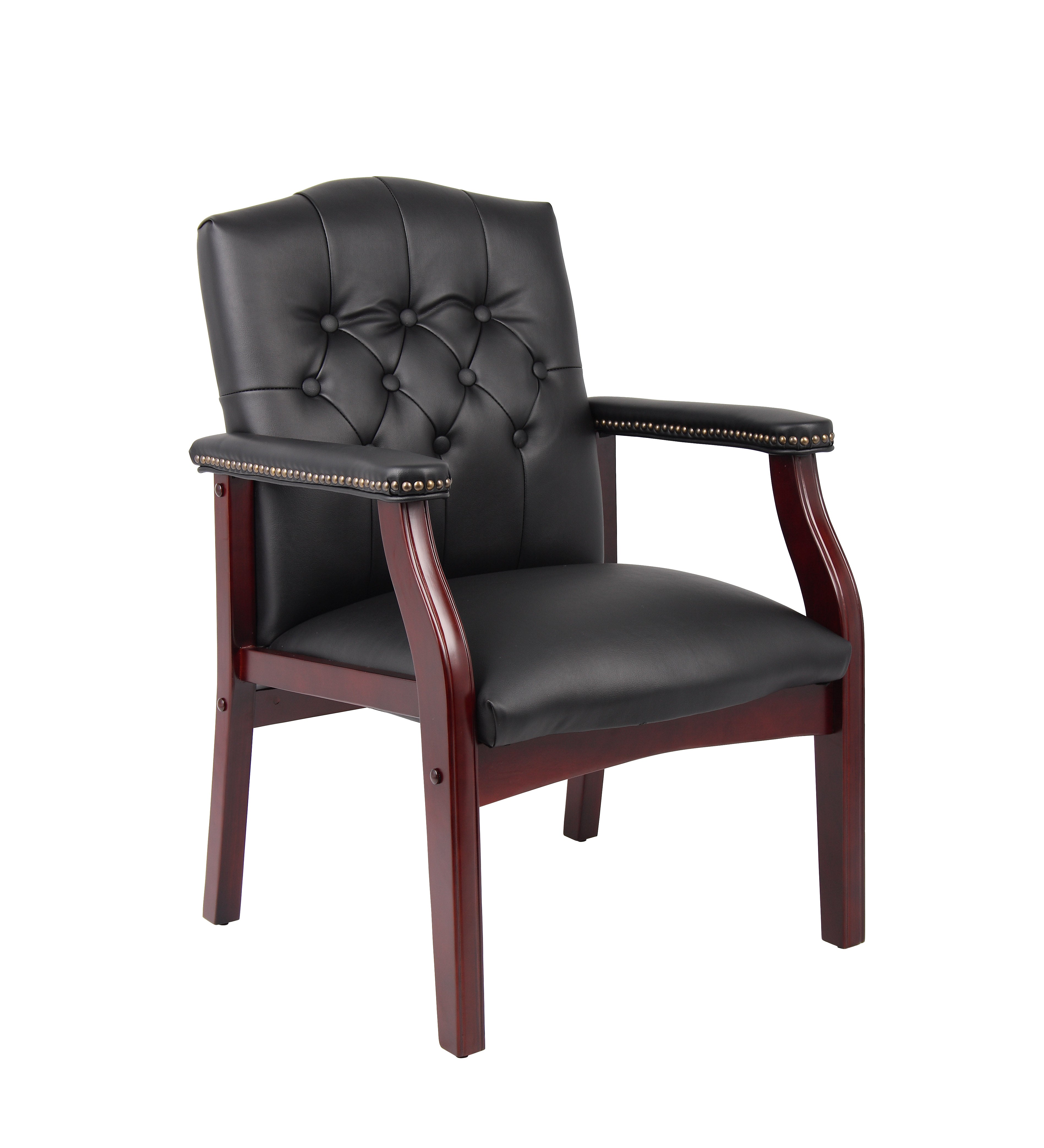 traditional-black-caressoft-guest-accent-or-dining-chair-w-mahogany-finish-b959-bk_1